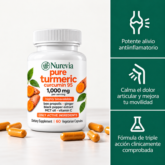 Nurevia – Cápsulas Premium de Triple Acción para la Movilidad